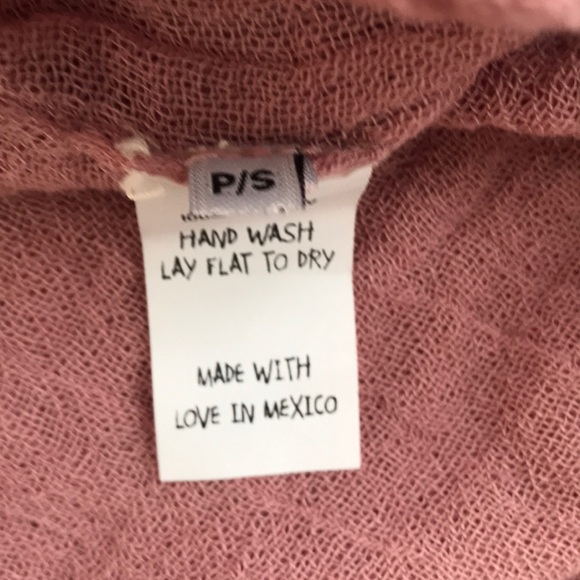 EUC Jens Pirate Booty lace up gauze top, P/S - Picture 6 of 6